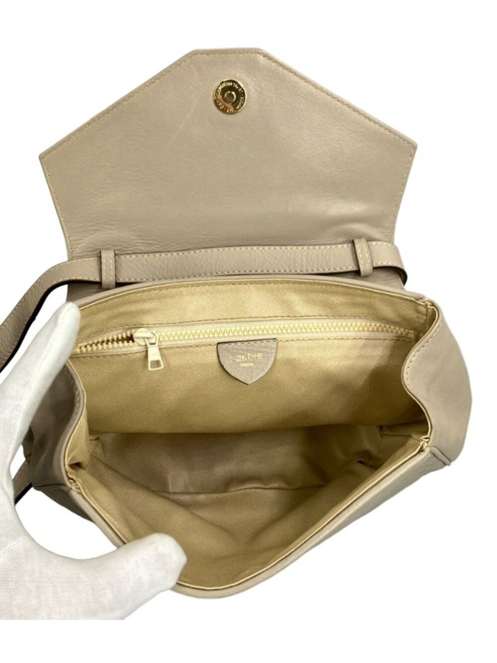 Celine Shoulder Bag Beige - Picture 5 of 8